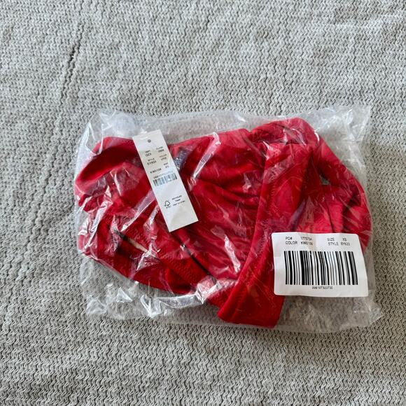 J. Crew Red DD Halter Tie Back Bikini Top - XS - NWT - Picture 2 of 2